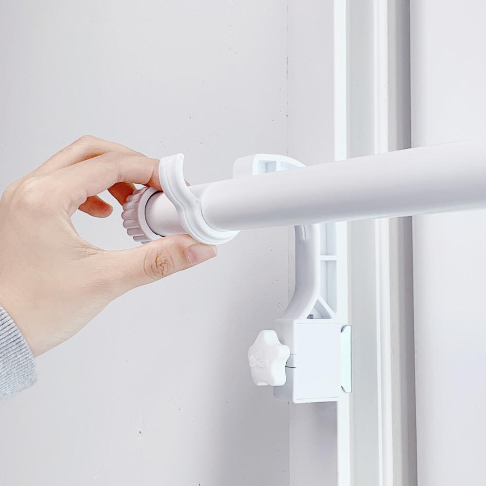 안뚫어고리 버전4 못없이 커튼봉 압축봉 커튼레일 블라인드 설치 붙이는 브라켓 달기