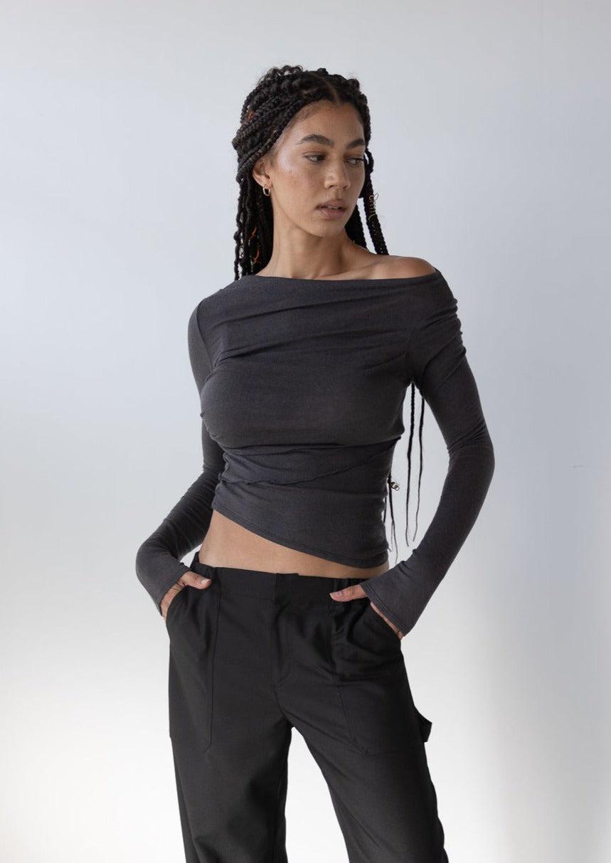 Drew Top - XS / Gloom