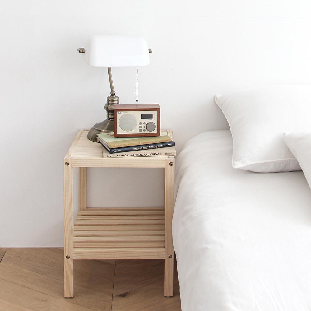 침대협탁 옆 미니 원목 모듈 침실 틈새 콘센트 인테리어 거실 좁은 낮은 우드 예쁜 협탁
