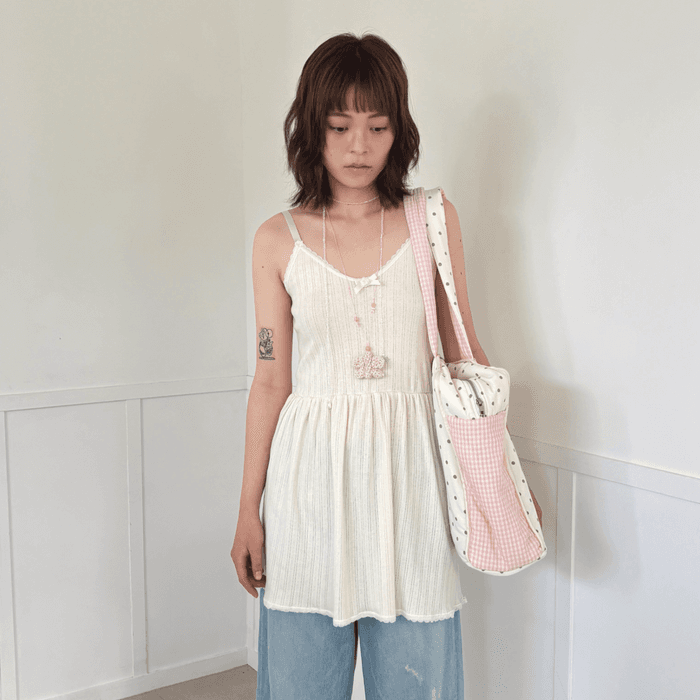 Posey jersey dress (Cream)