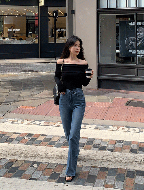 베니토 [리즈데님/워너비라인감/청순미♥][1천장돌파][made] Premium Better Jeans (No.P038) 쥔장추천 레직기 롱부츠컷 [2Types기본/롱(+5cm)](베이직블루) (가을/간절기/데일리/데일리룩/출근룩)