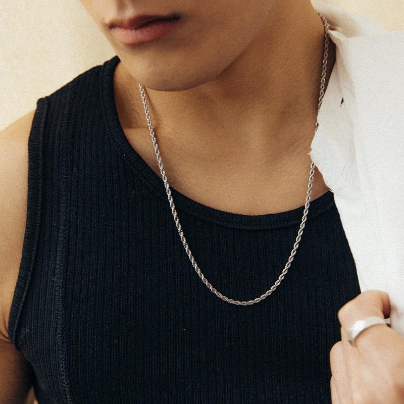 Basic Rope Steel Chain 써지컬 로프 체인