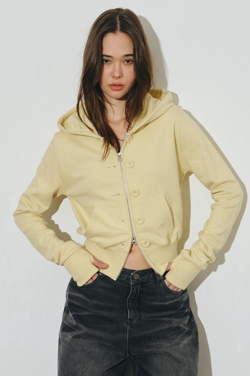 bt hood zip up (yellow)