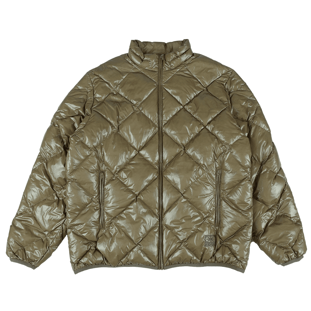 Rhombus Light Down Jacket Khaki
