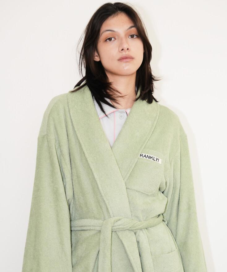 Basic Terry Robe, Green