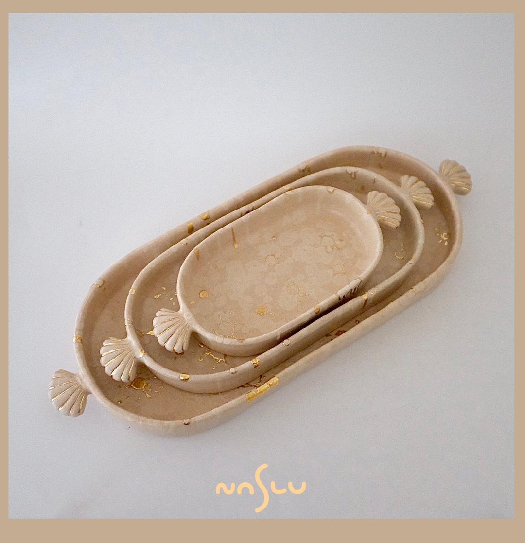 Shell Plate 3pcs - One and Only