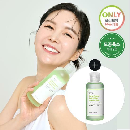 성분에디터 그린토마토 포어 리프팅 앰플 토너 350ml+100ml 기획