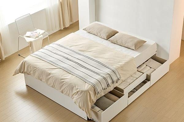 쿠폰가 191,000원/클레어 무헤드 수납침대+매트선택 (SS/Q) 3colors