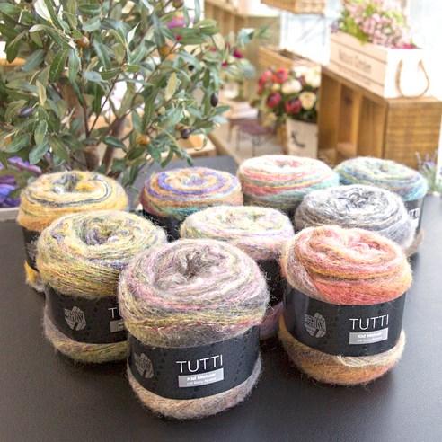 [니트박스 뜨개실] 라나그로사 뚜띠, 14. 블랙&화이트..., 1개 - 뜨개실 | 쿠팡