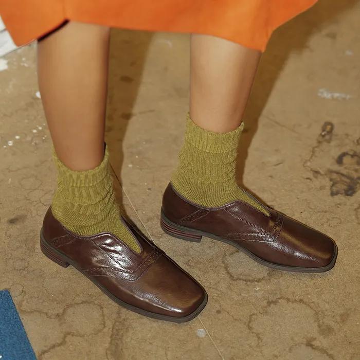 [29CM단독] Dallis 달리스 펀칭디테일 V컷 로퍼 - 3colors l 2.5cm