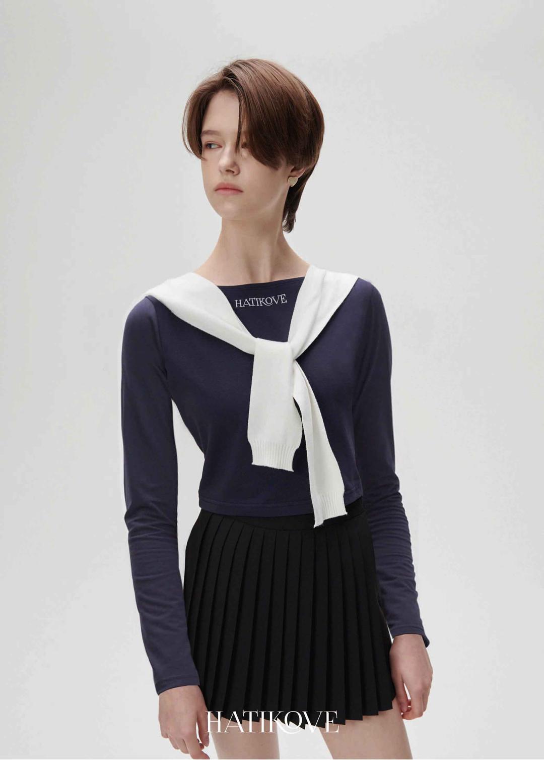 [2차 재입고][HATIKOVE] SHAWL01_ Petit shawl(white)