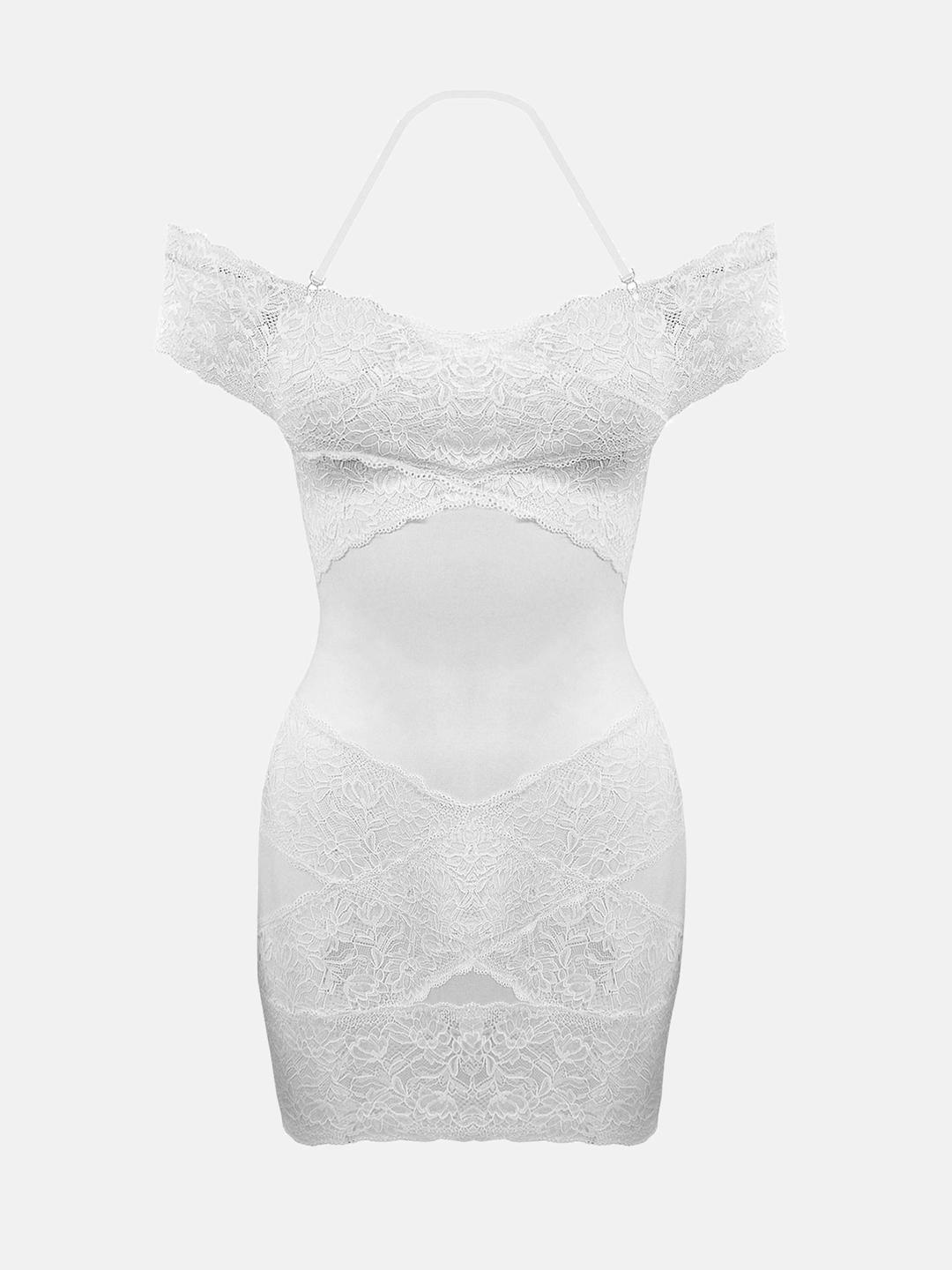 Candice Dress Virgin White - XS-M