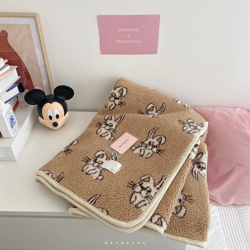 루스빈 brown rabbit blanket 브라운 토끼 블랭킷 래빗 담요