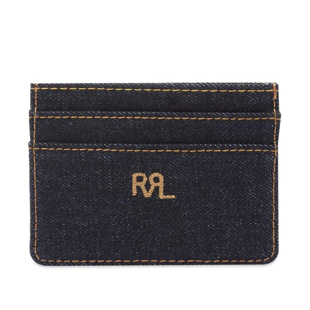 RRL Men's Denim Card Holder in Indigo