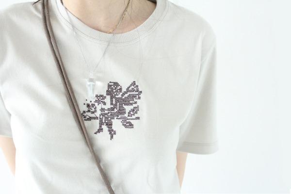 cupid embroidery tee (3color)