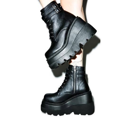 [DEMONIA] 쉐이커52 Two Strap 플랫폼 부츠