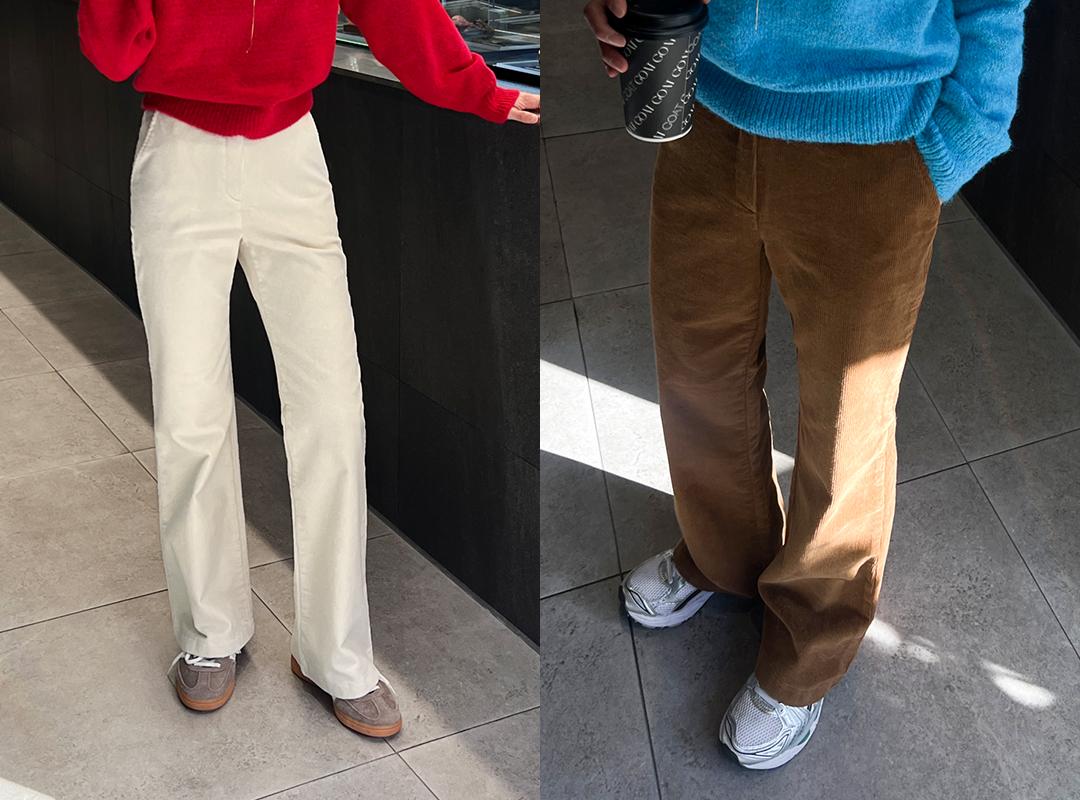 난닝구 델키프 기모히든밴딩골덴팬츠