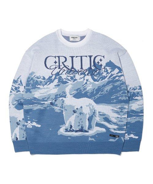 POLAR BEAR 니트 Sky Blue
