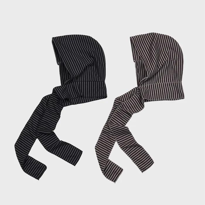 [5차 입고]Stripe Hooded Muffler (2 Colors)