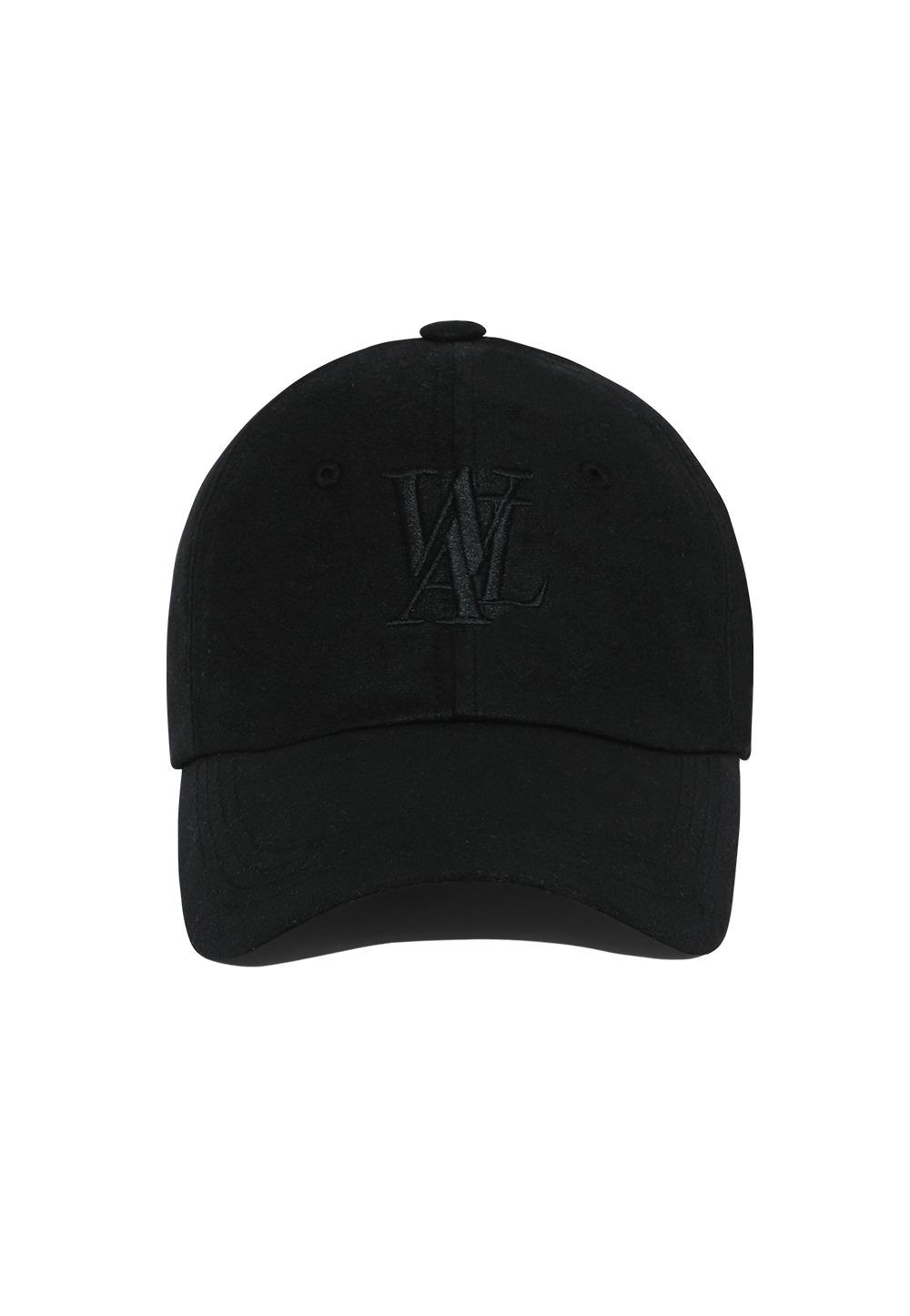 Signature crack ball cap - BLACK