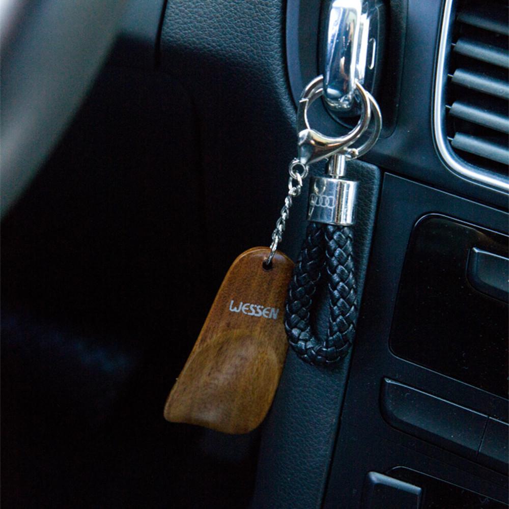 웨신 원목 휴대용 구두주걱 슈혼 키링타입