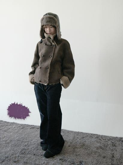 퍼 스웨이드 무스탕 자켓 (2c)