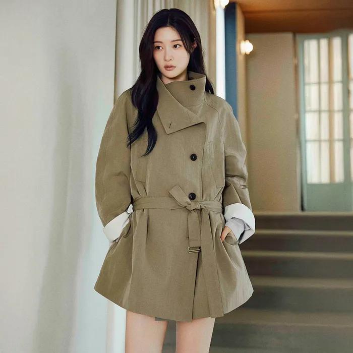 하이넥 하프 트렌치코트 NEW5AR822_43