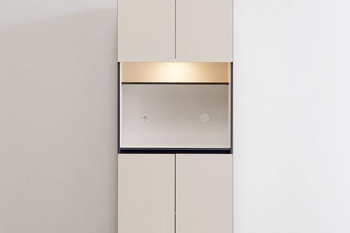 프리아 1855 LED 홈카페 수납장 8colors