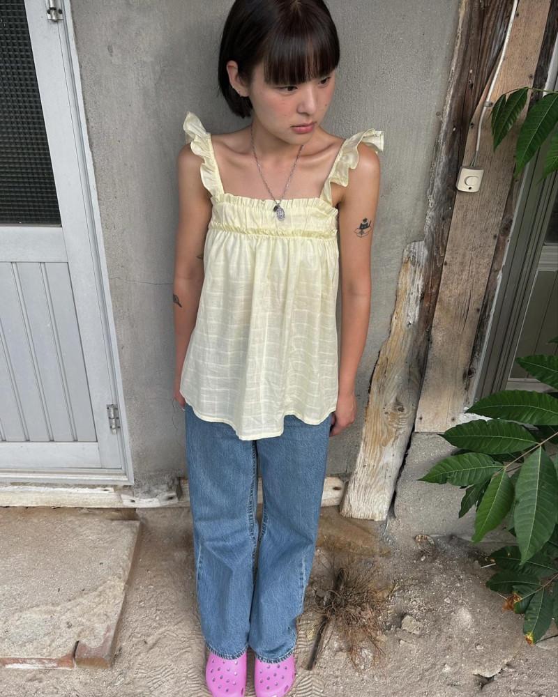 grandma blouse •yellow