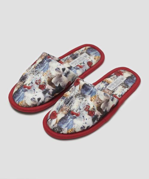 New Cats Room Slippers [Red]