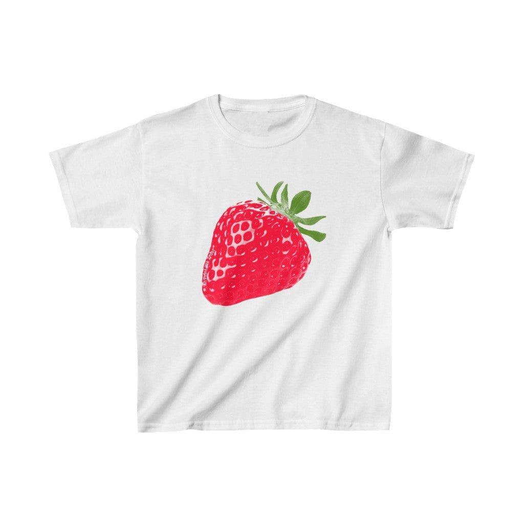 'Strawberry Fields' baby tee - White / XS