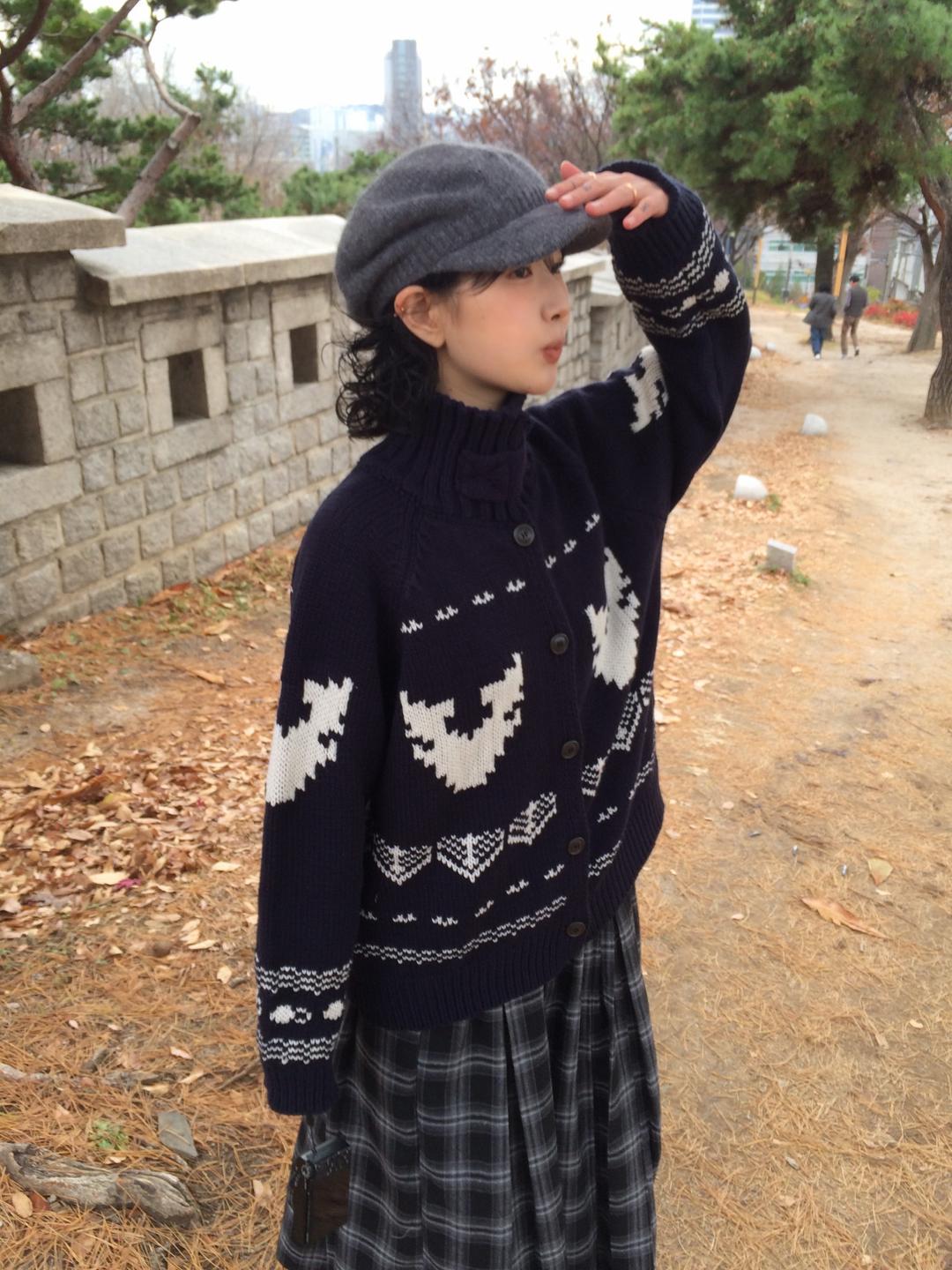 메이플 코위찬 니트 가디건 (2color)