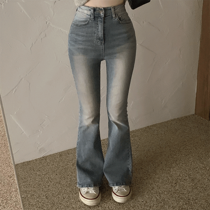 [자체제작/2천장이상돌파][봄신상] 155cm 하이퍼 부츠컷 롱 팬츠 -2 color  [기장추가]