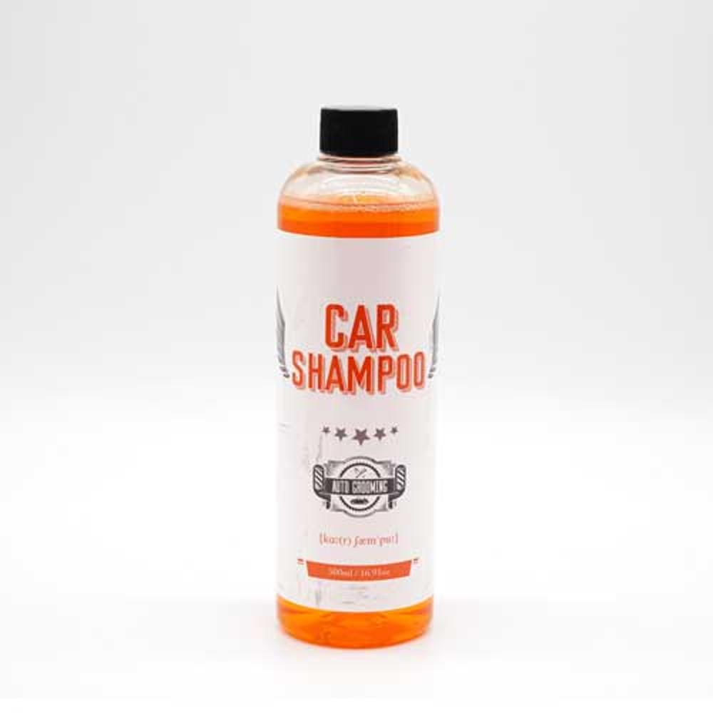 오토그루밍 CAR SHAMPOO 카샴푸 500ML (셀프세차 중성카샴푸 스노우폼 1:1000희석비 윤활력 차량에안전 스크래치없는 쫀득한거품)