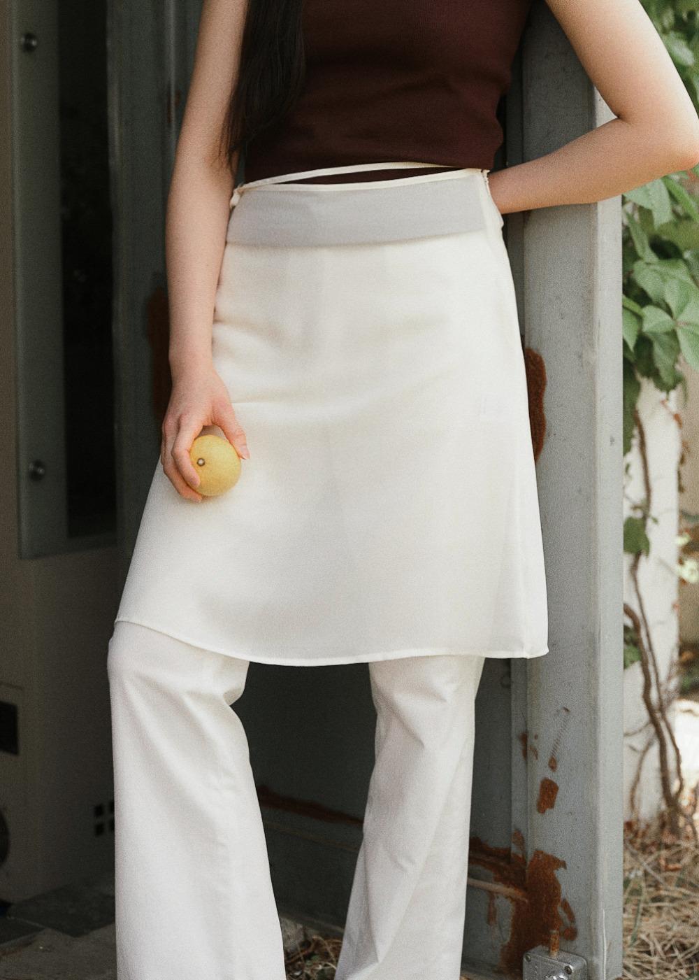 [2nd] Chiffon layered Skirt - 2 Colors