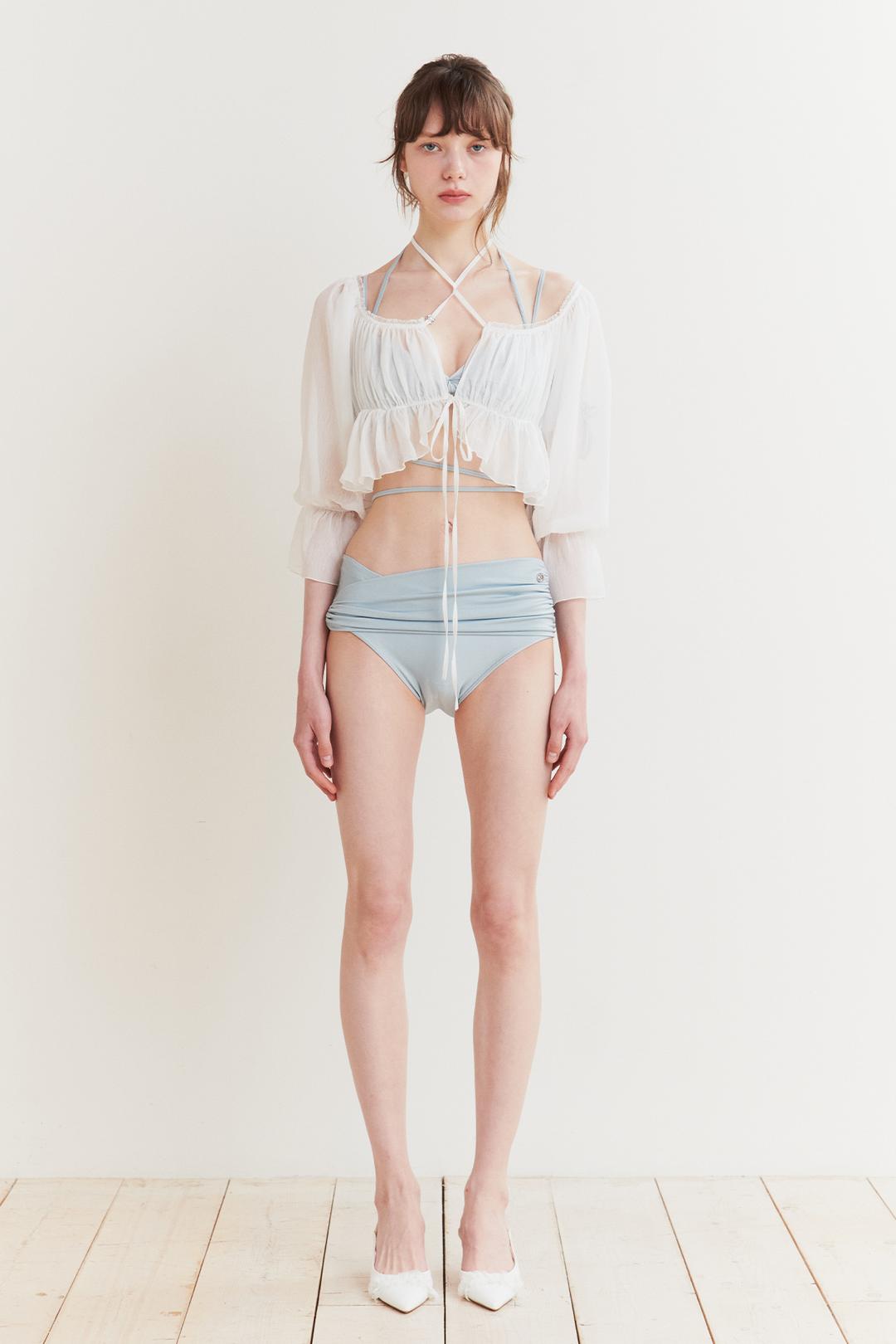 [6/21~] MERMAID SHEER CARDIGAN white