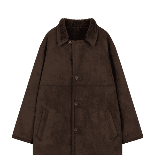 MARKET FAUX SHEARLING JACKET BROWN