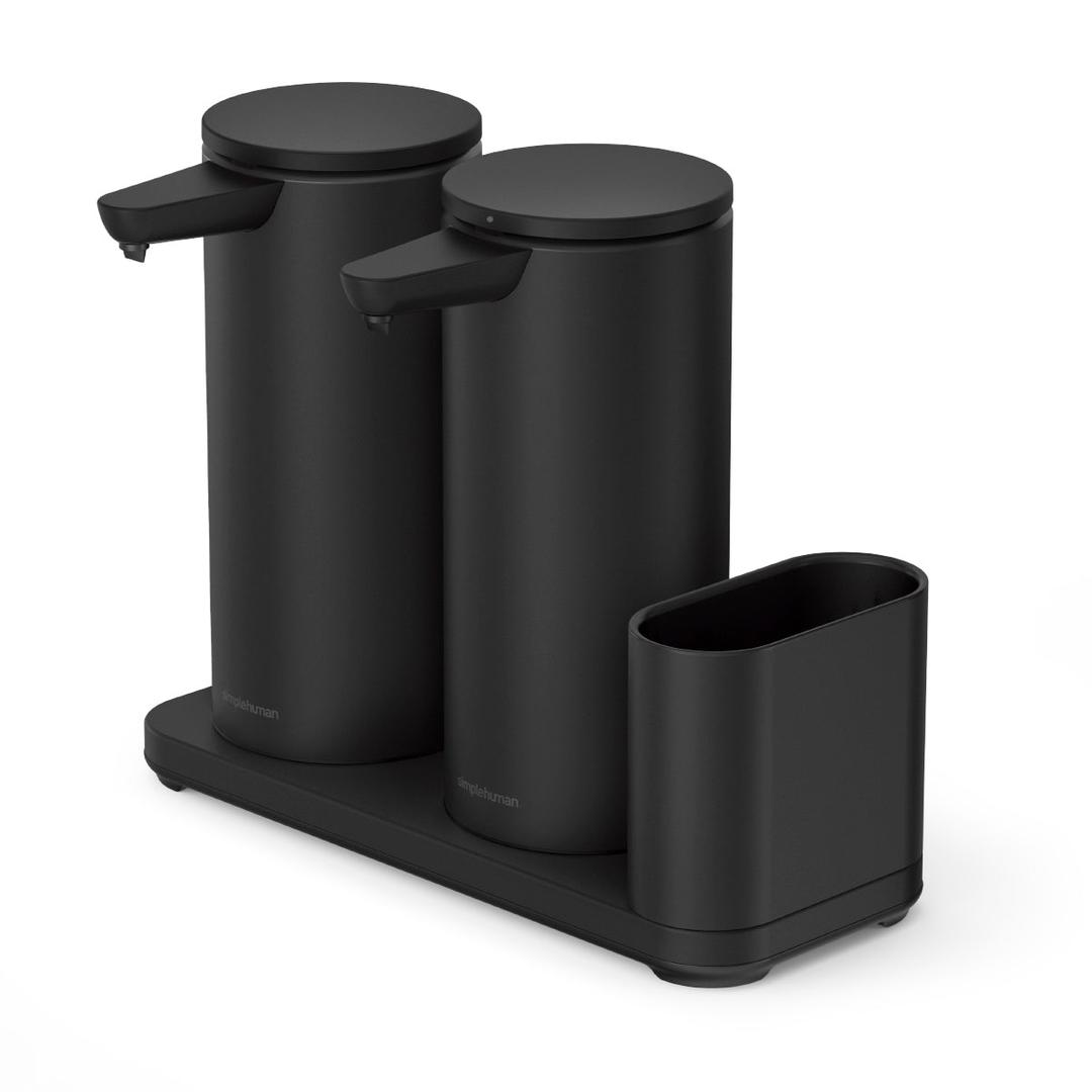 dual sensor pump 14 oz. + caddy - dual 14 oz. w/caddy / matte black