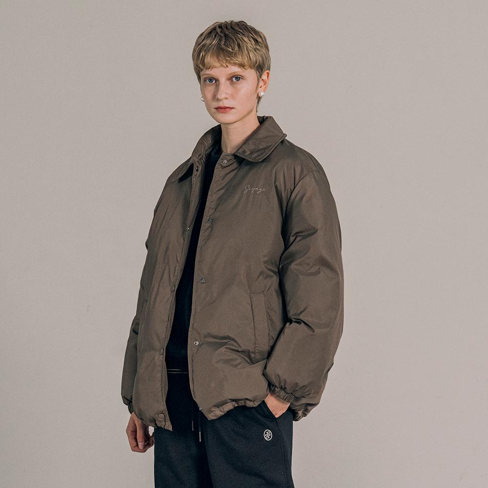 SIOT4124 웰론 코치 패딩_Khaki brown