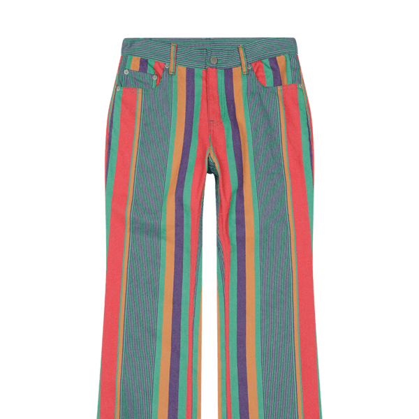 W) FRUIT STRIPE PANT GREEN