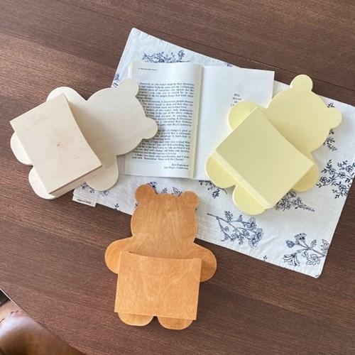 DDWD 우드 곰돌이 우편함 자석 (3 color)