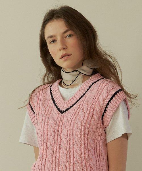 A ORGANZA RIBBON SCARF [5 colors]