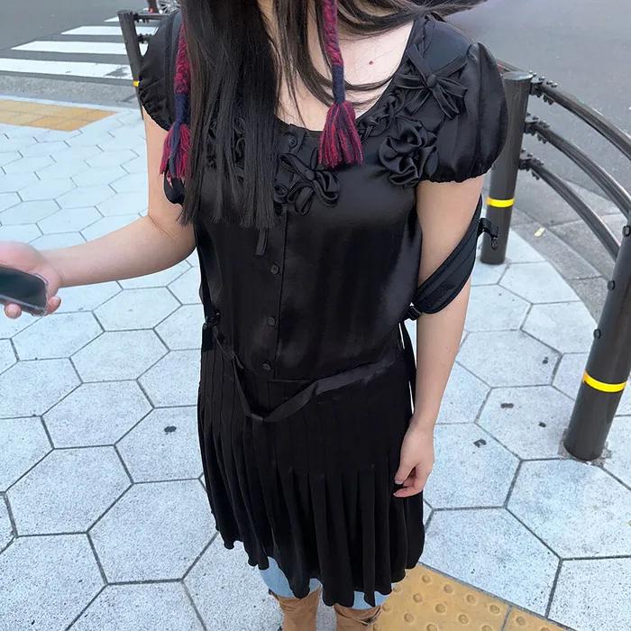 Archive Satin Dress_Jet Black