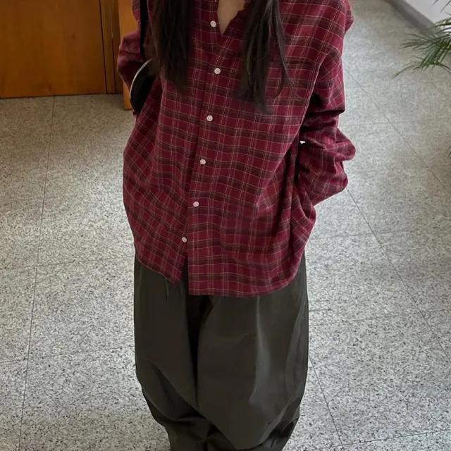 [주문대폭주] 너드 체크셔츠