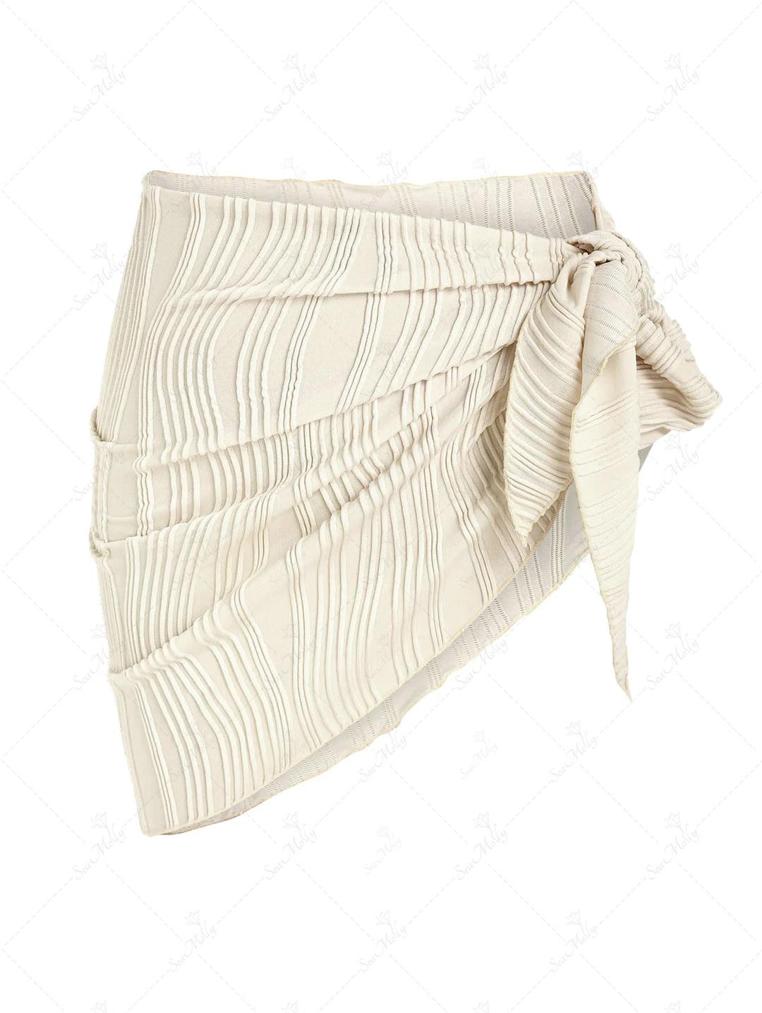 Seamolly Textured Tie Side Beach Sarong