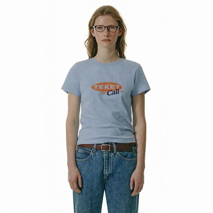 Call Tee Sky Blue