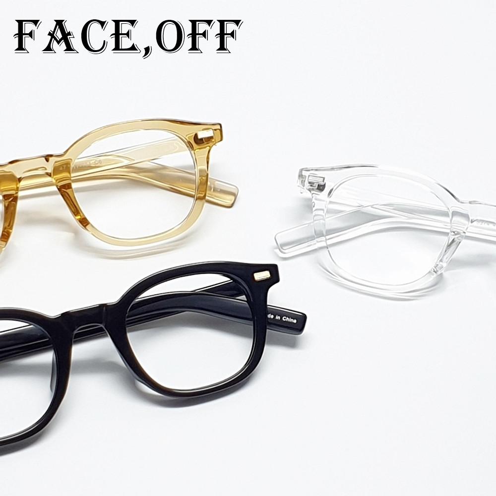 남자 여자 투명 안경테 검정 뿔테 얼굴형에 맞는 패션 자외선 블루라이트 차단 안경