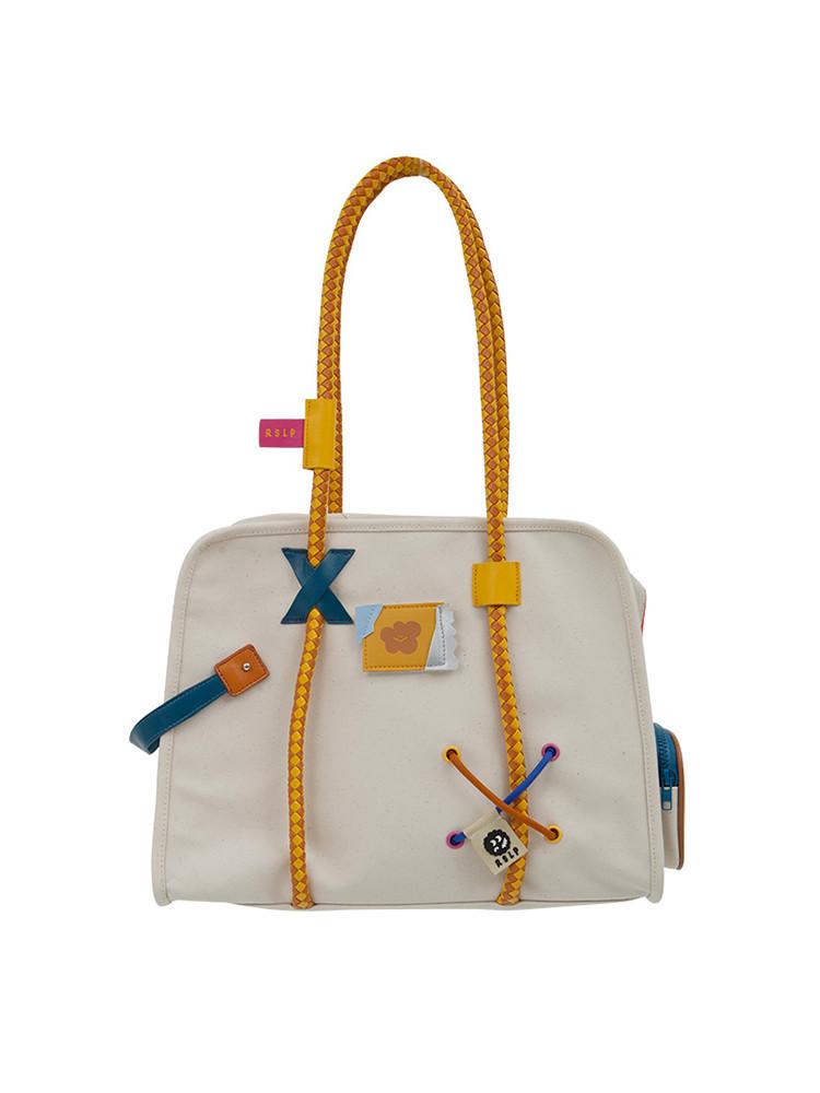 Kitsch Canvas Bag 보부상가방 토트백 숄더백