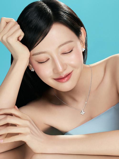 러브 듀엣 실버 목걸이 SA25A81U