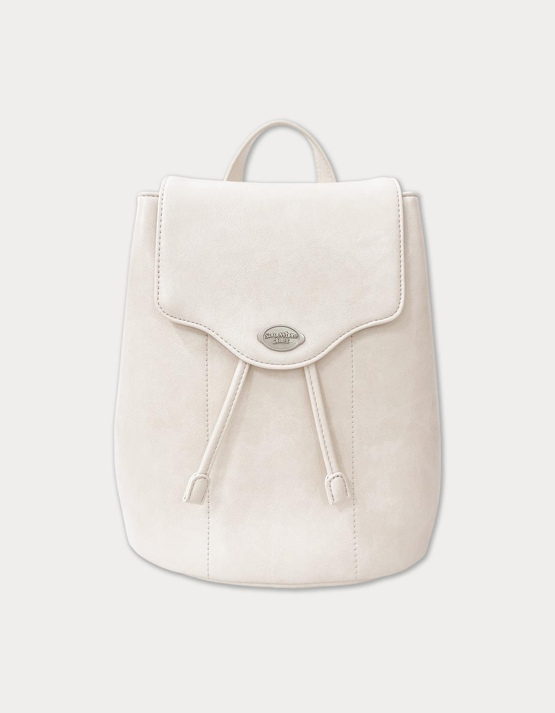 [release 10%] fle backpack - cream